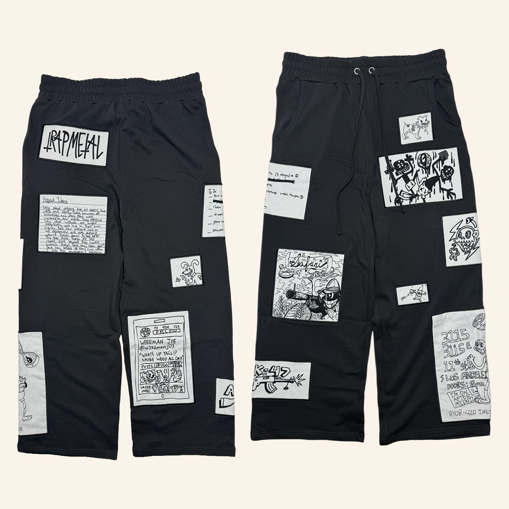 Lil Darkie Merch Sketchbook Sweatpants Christmas Present For Husband