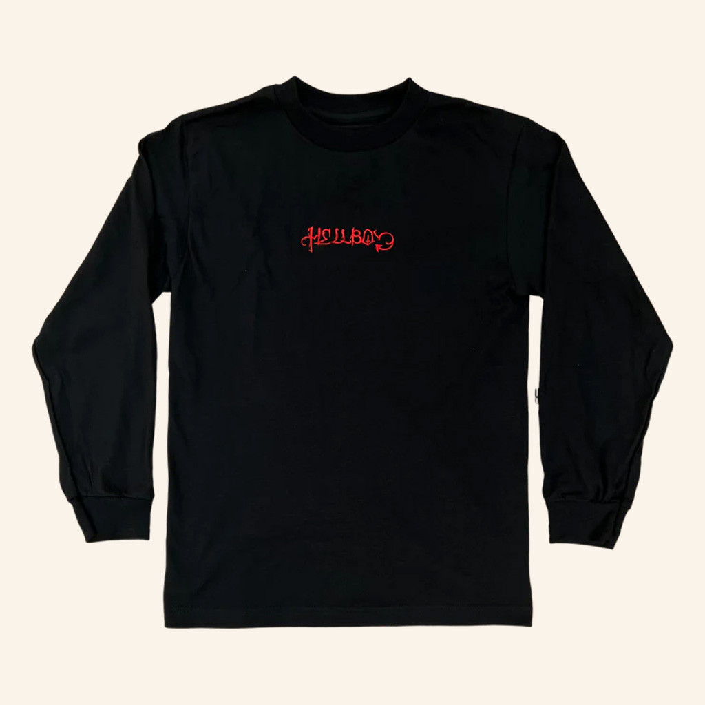 Lil Peep Merch HELLBOY Long Sleeve T-Shirt Birthday Gift Ideas For Him