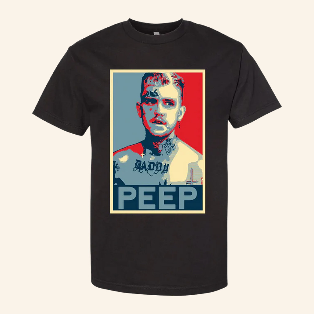 Lil Peep Merch PEEP Portrait T-Shirt Best Gifts For Rap Lovers Lil Peep Merch PEEP Portrait T-Shirt Best Gifts For Rap Lovers