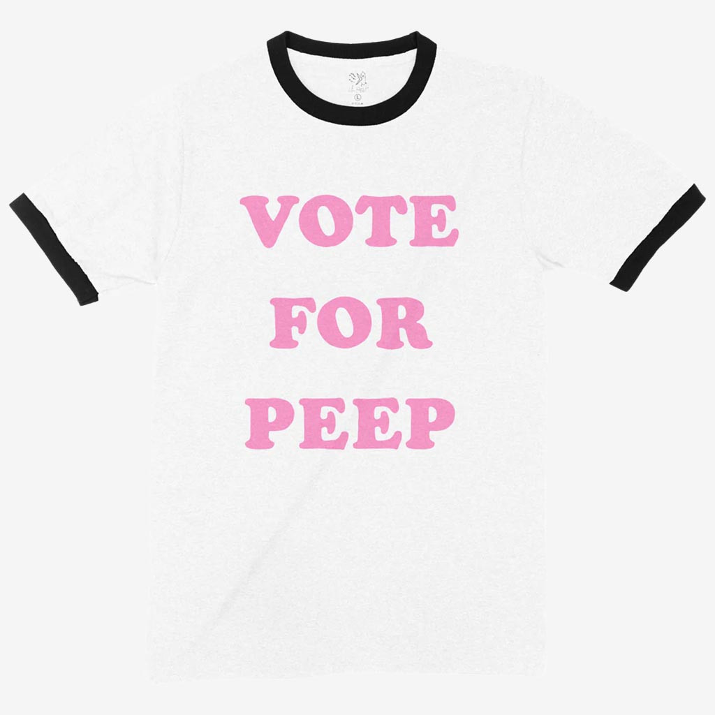 Lil Peep Merchandise Vote For Peep T-Shirt Music Themed Shirt Best Gifts For Lil Peep Lovers