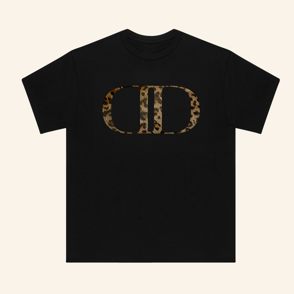 Lil Tecca Merch Dopamine Logo Leopard Print T-Shirt Gifts For Rap Lovers