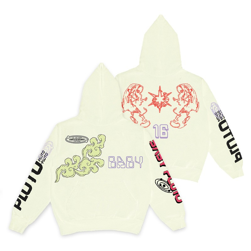 Lil Uzi Vert X Future Merch Pluto X Baby Pluto Album Hoodie Rapper Clothing Gifts For Fans