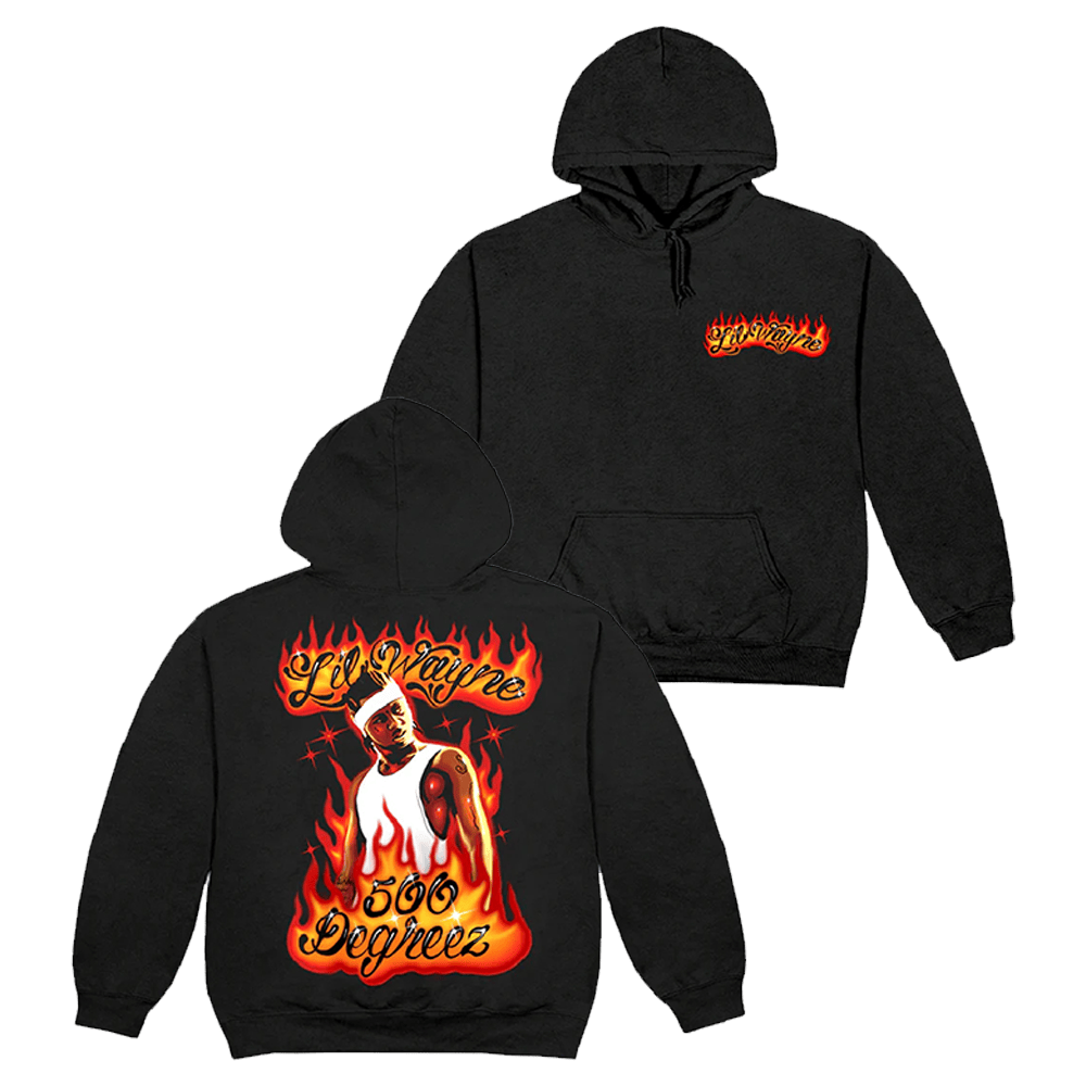 Lil Wayne Merch 500 Degreez Airbrush 20th Anniversary Hoodie Gifts For New Dads Lil Wayne Merch 500 Degreez Airbrush 20th Anniversary Hoodie Gifts For New Dads