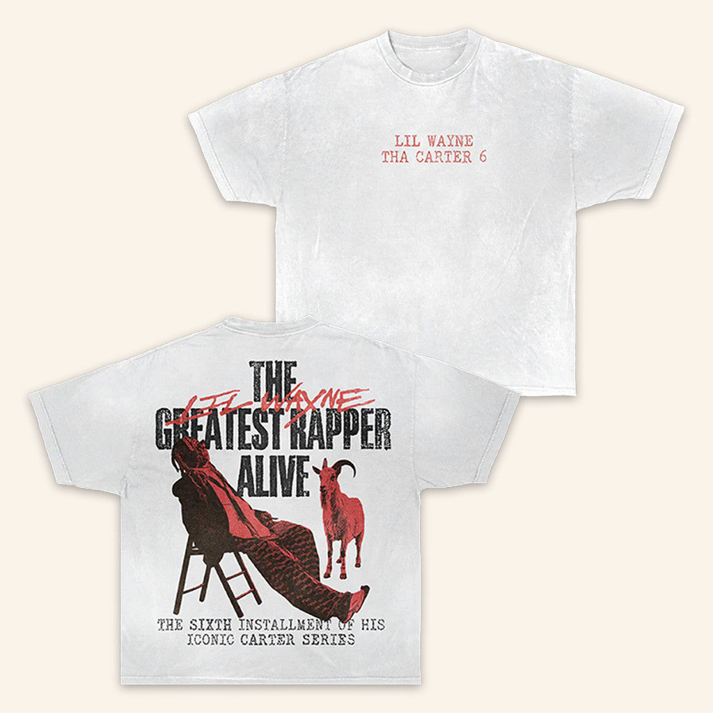 Lil Wayne Merch Tgra White T-Shirt Gifts For Music Fans Lil Wayne Merch Tgra White T-Shirt Gifts For Music Fans