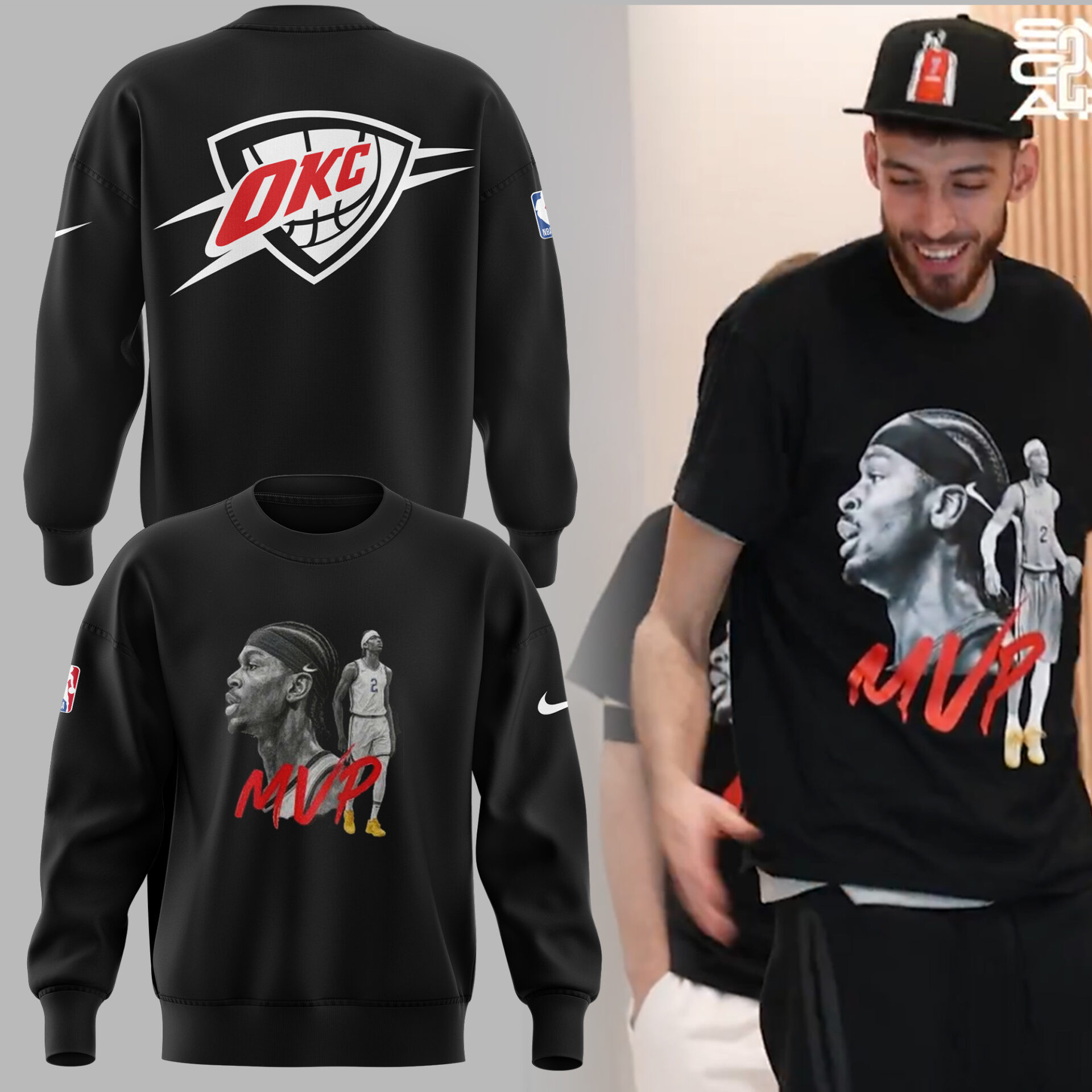 Limited Edition Okc X The Mvp 2024 2025 Sweatshirt Basketball Fan Gift Ideas