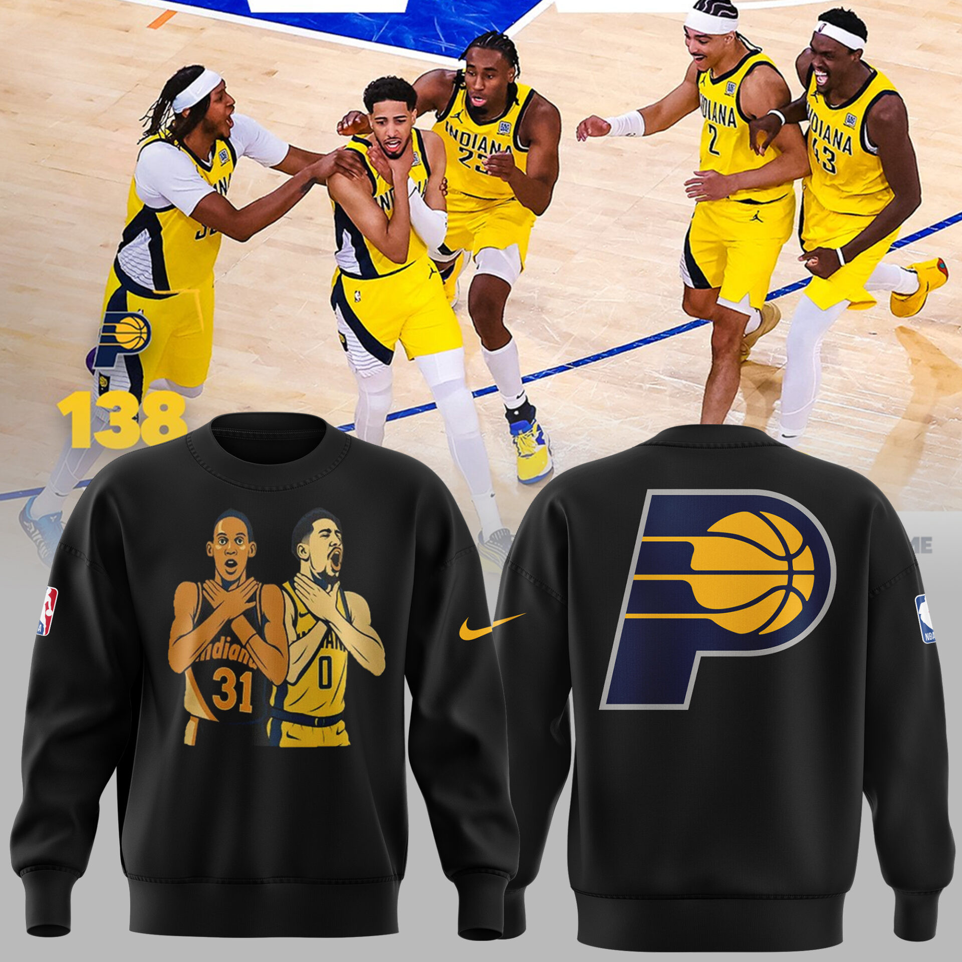 Limited Edition Pacers Legacy Signal 2025 Sweatshirt Gifts For The Basketball Enthusiast