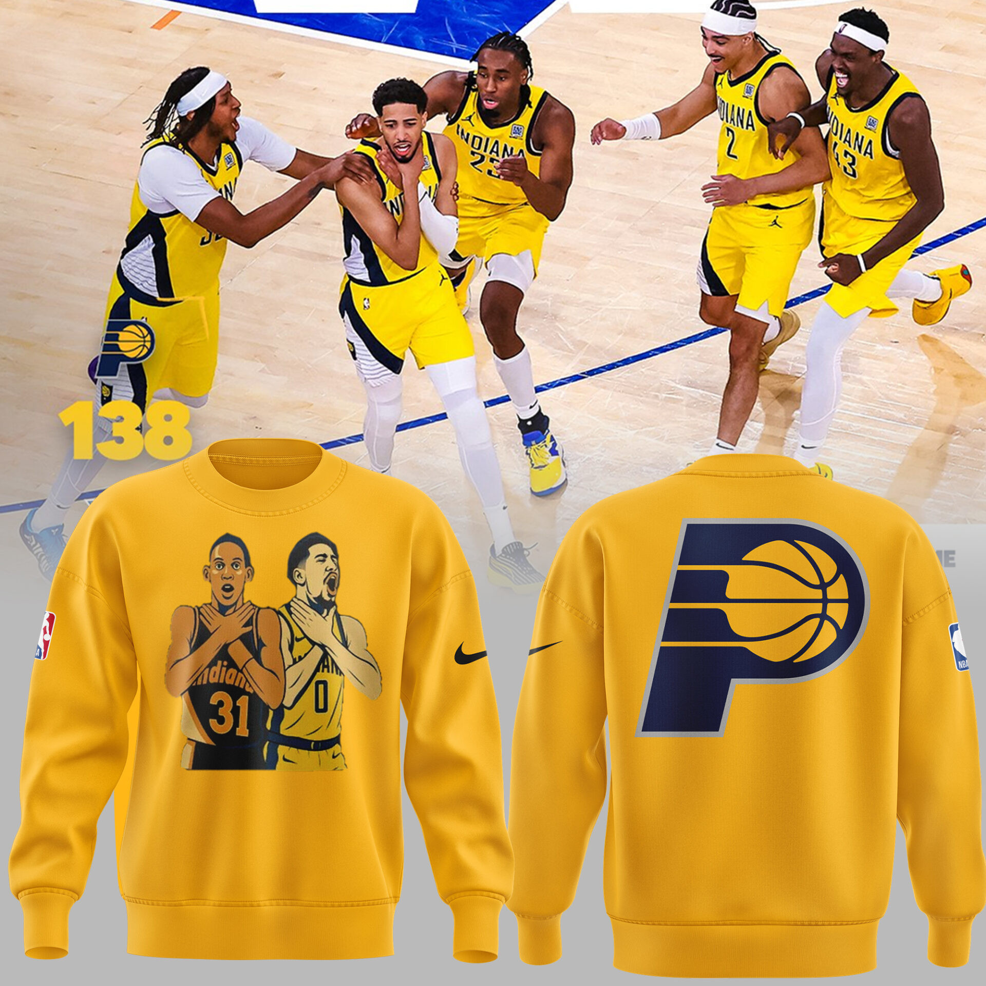 Limited Edition Pacers Legacy Signal 2025 Sweatshirt Good Gifts For Basketball Lovers