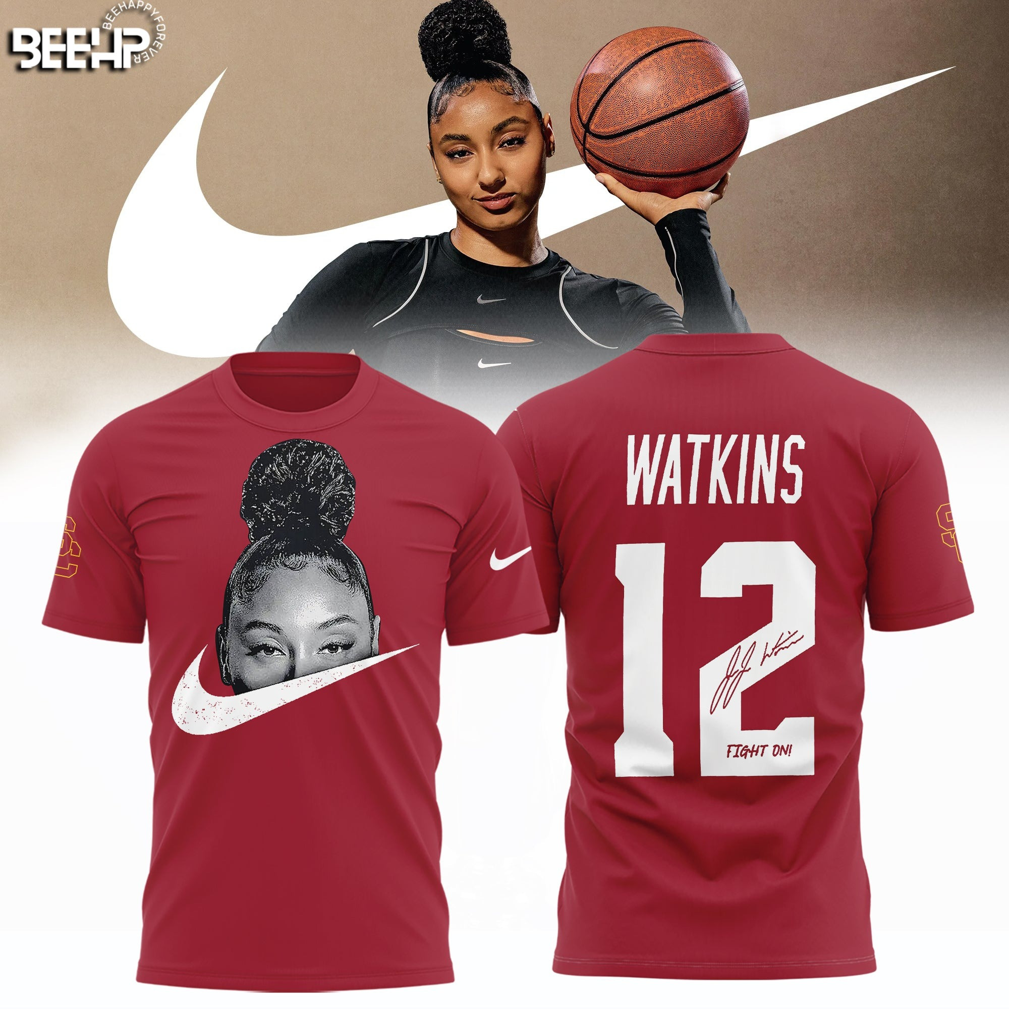 Limited USC Trojan x JuJu Watkins T-Shirt 2025 Unique Gifts For Basketball Fans