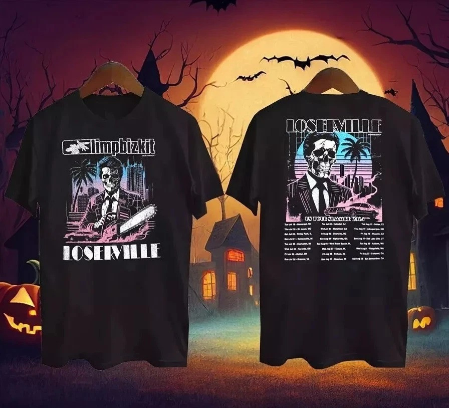 Limp Bizkit Loserville 2025 Merch Tour T-Shirt Limp Bizkit Merch