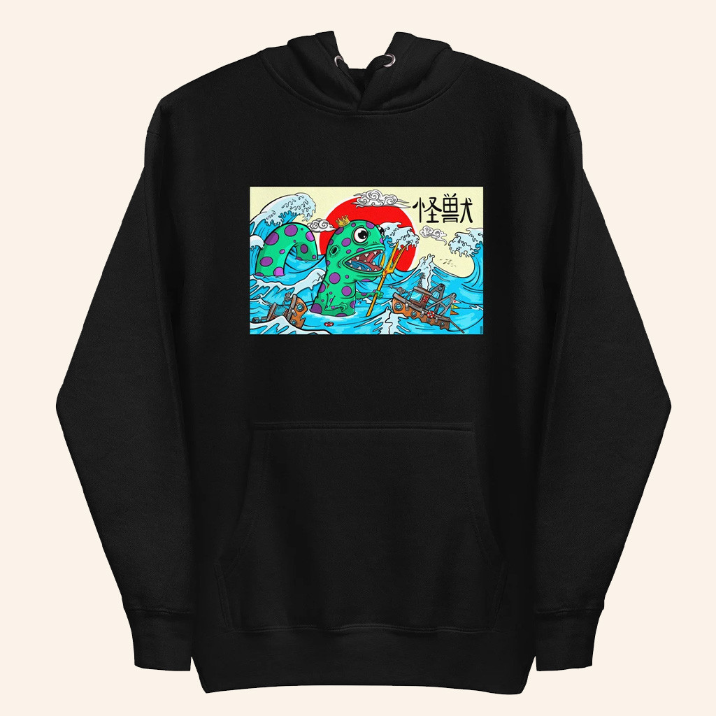 Lincoln Art Merch Kaiju Hoodie Kaiju Monster Hoodie Gifts Ideas For Husband