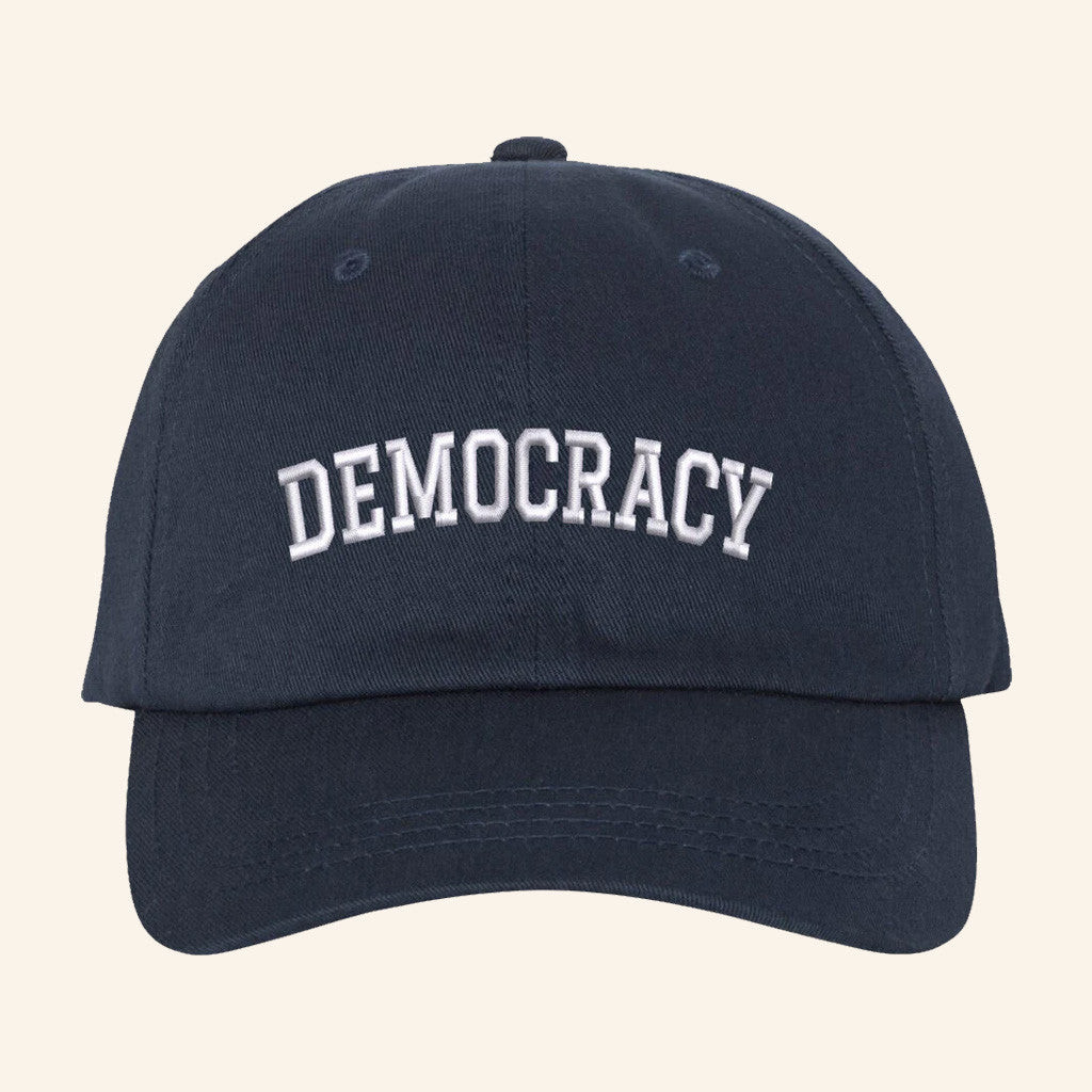 Lincoln Square Merch Democracy Embroidered Hat Gift Ideas For Dad