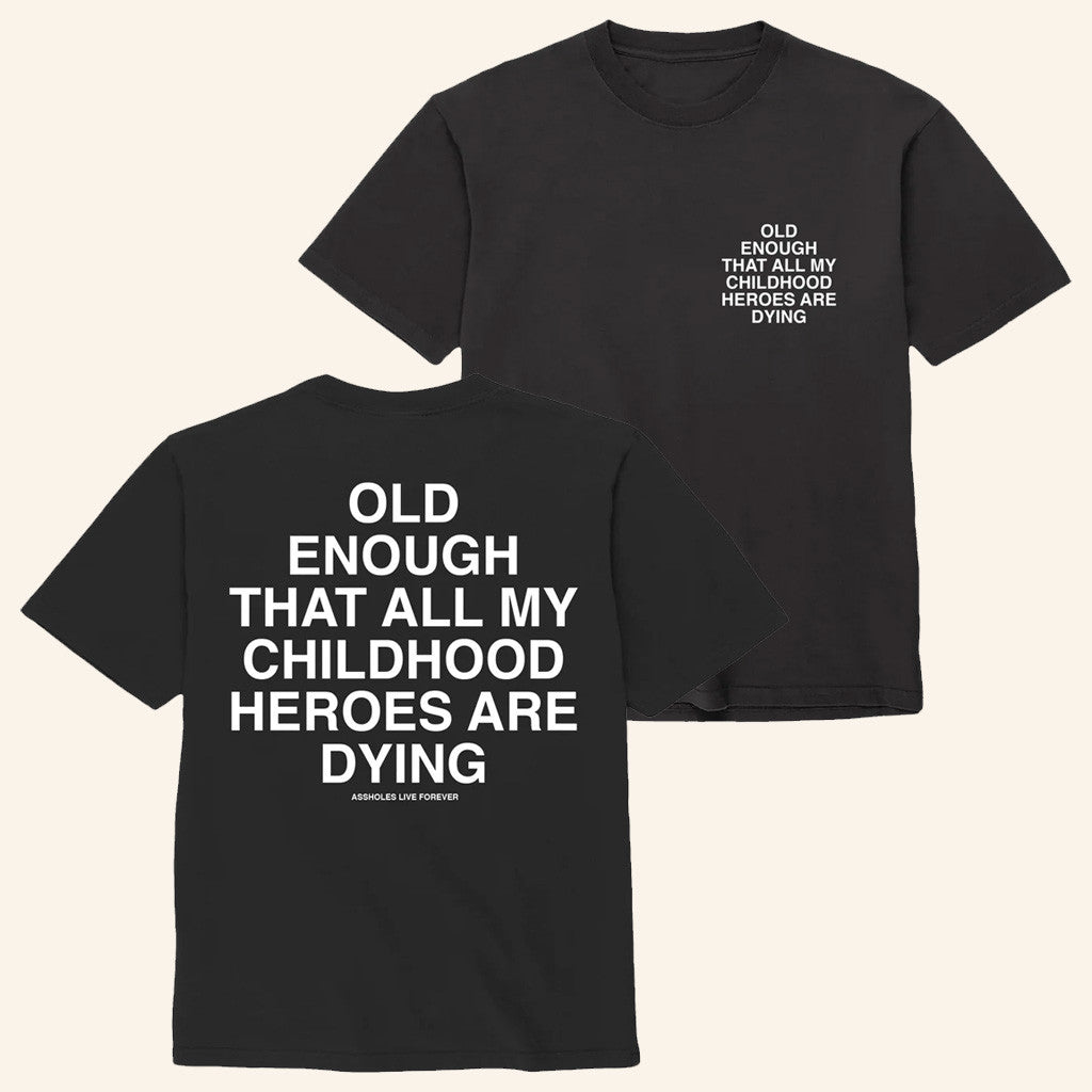 Lindafinegold Merch Childhood Heroes Black T-Shirt Gifts For Father Lindafinegold Merch Childhood Heroes Black T-Shirt Gifts For Father