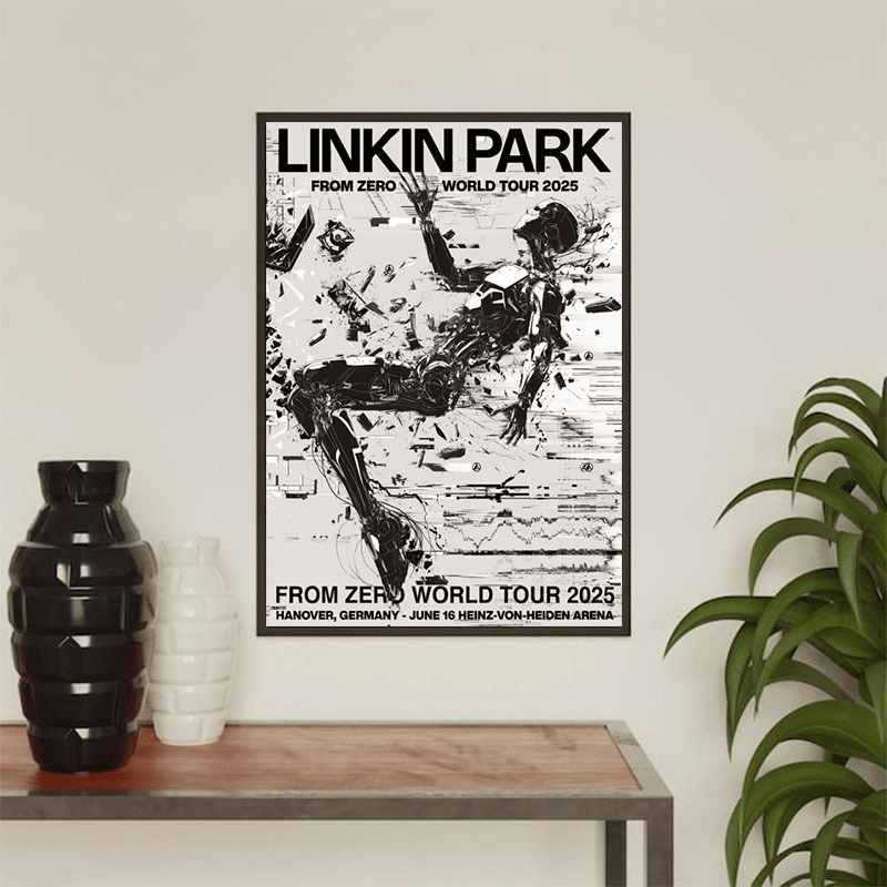 Linkin Park From Zero World Tour 2025 At Heinz Von Heiden Arena On June 16 2025 Poster