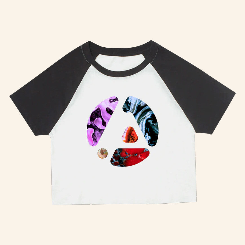 Linkin Park Merch From Zero 2025 Tour Cover White Black Cropped T-Shirt Gifts For Her Linkin Park Merch From Zero 2025 Tour Cover White Black Cropped T-Shirt Gifts For Her