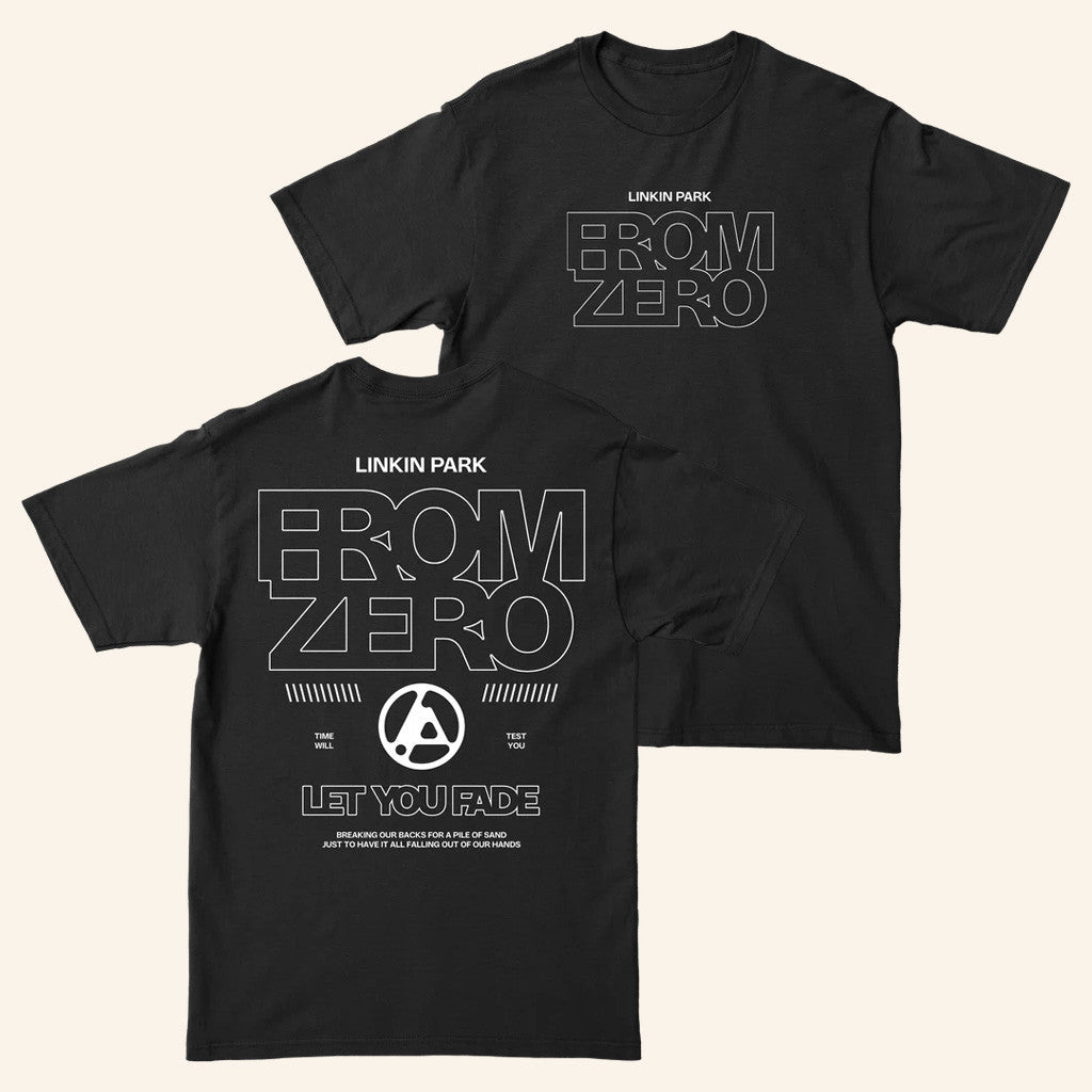 Linkin Park Merch From Zero 2025 Tour FZ Let You Fade Black Shirt Fans Gifts Linkin Park Merch From Zero 2025 Tour FZ Let You Fade Black Shirt Fans Gifts