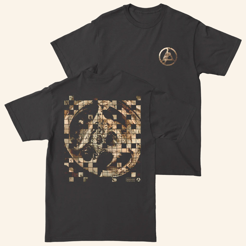 Linkin Park Merch FZ Tile Glitch Graphite Black T-Shirt Gift For Rock Lover Linkin Park Merch FZ Tile Glitch Graphite Black T-Shirt Gift For Rock Lover