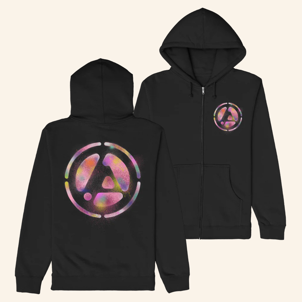 Linkin Park Merch Joe's Spray Logo Black Zip Hoodie Gift Ideas For Rock Lovers Linkin Park Merch Joe's Spray Logo Black Zip Hoodie Gift Ideas For Rock Lovers