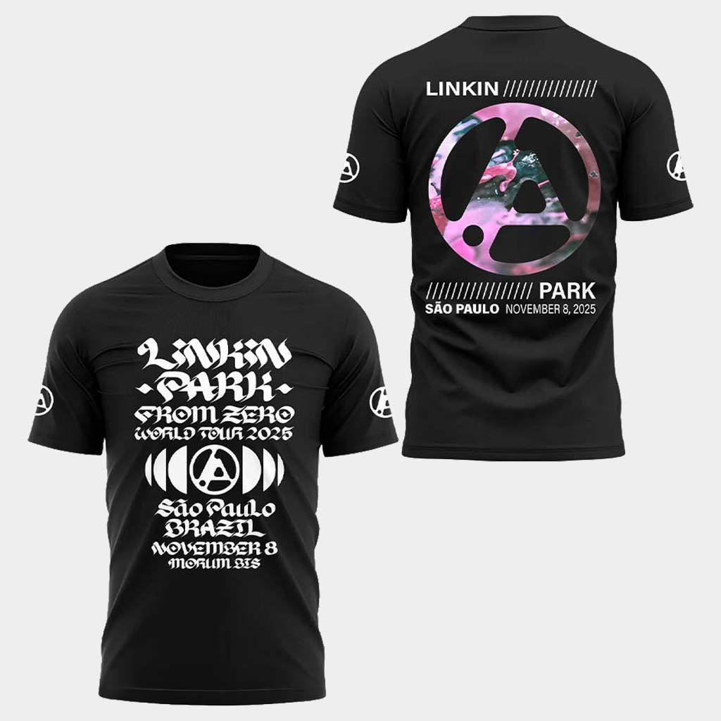 Linkin Park Tour 2025 T-Shirt Linkin Park Merch Gifts For Rock Band Fans