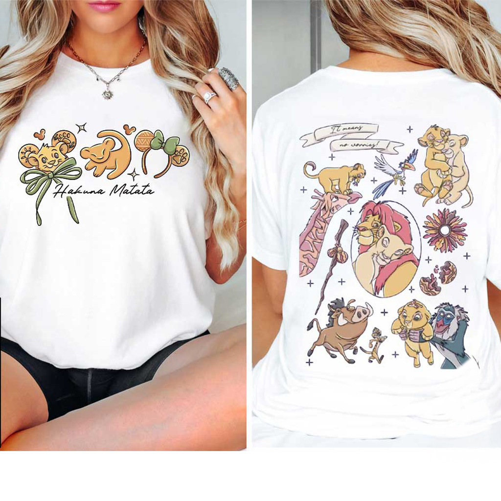 Lion King Hakuna Matata Animal Kingdom T-Shirt Gift Ideas For Girlfriend Lion King Hakuna Matata Animal Kingdom T-Shirt Gift Ideas For Girlfriend