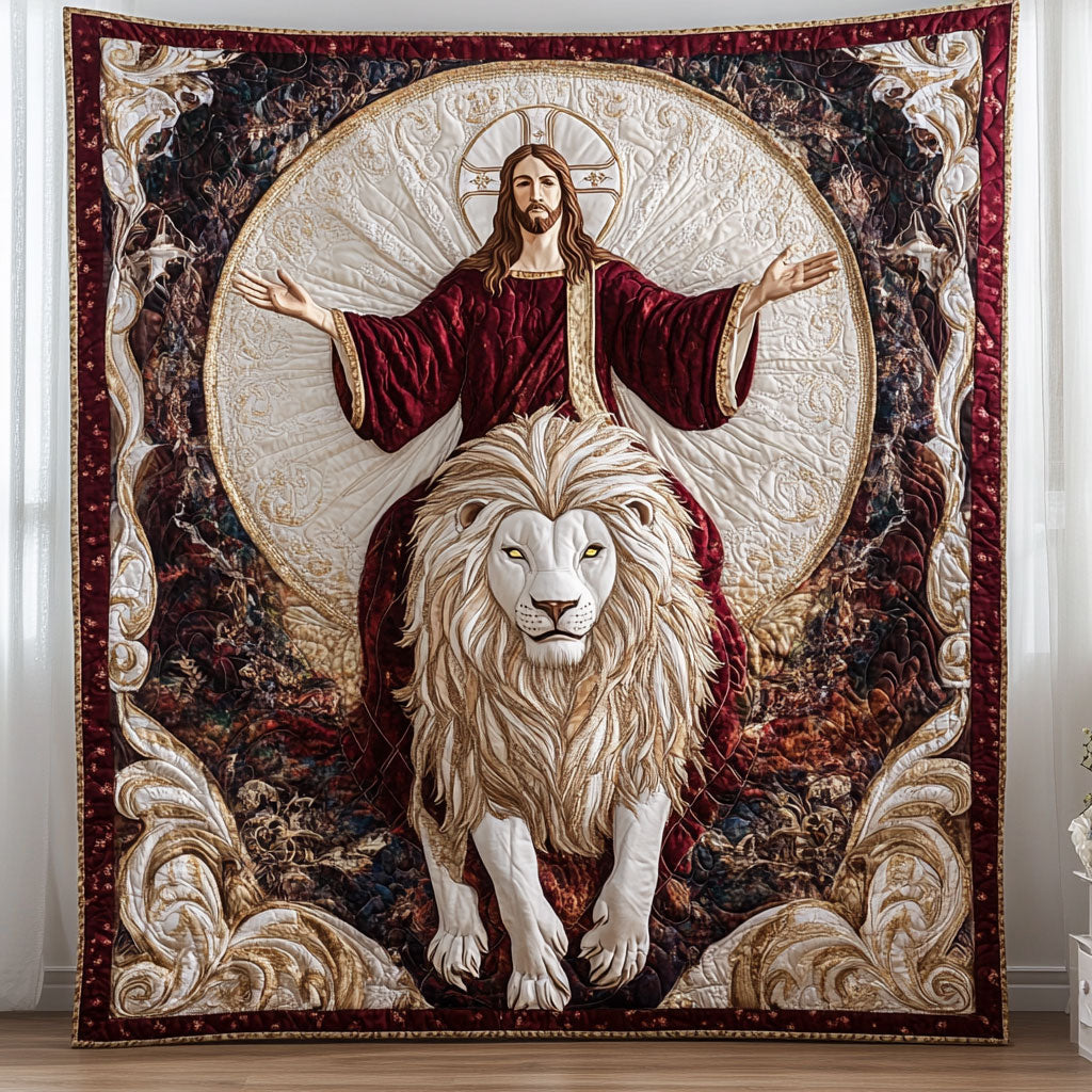 Lion Of Judah Quilt Thoughtful Quilt Blanket Gift for Loved Ones