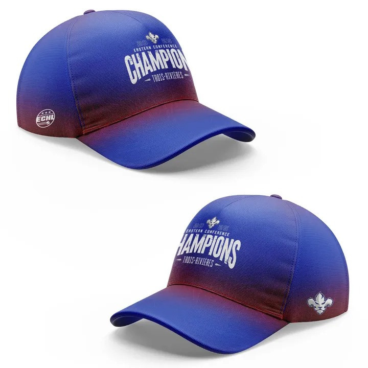 Lions De Trois-Riviares 2025 ECHL Eastern Conference Champions Hoodie Hat Hockey Fan Merch