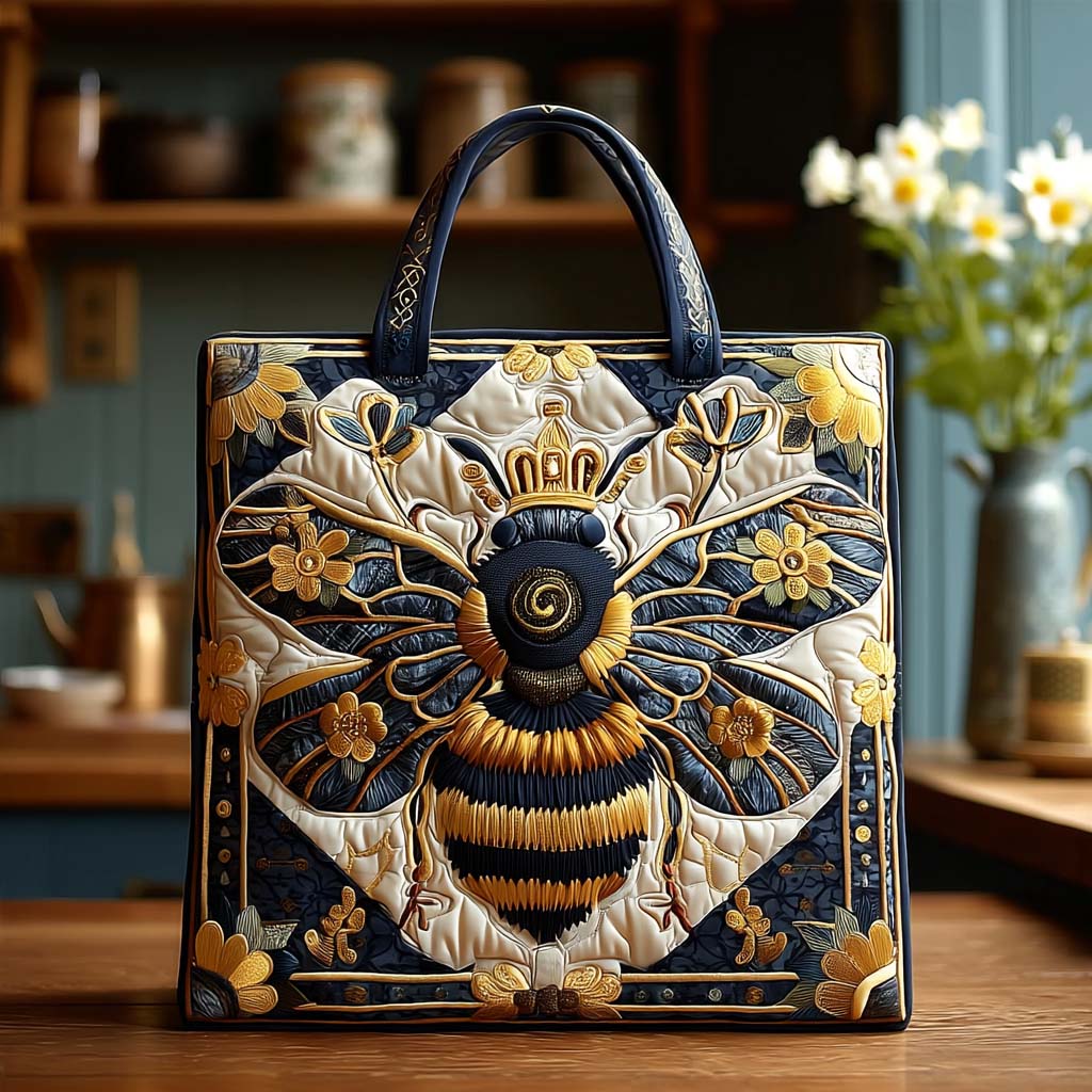 Little Hive Quilted Tote Bag Best Bee Gifts For Women