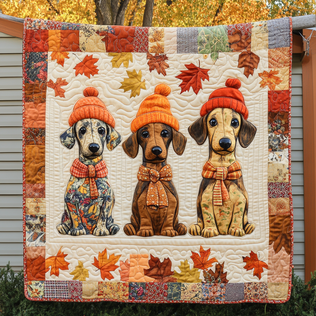 Little Long Paws Quilted Blanket Gifts For Pet Owners