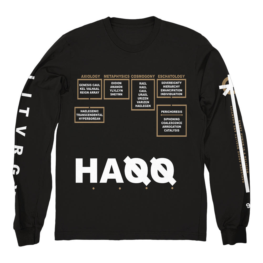 Liturgy Merch Haqq Black Long Sleeve Shirt Liturgy Shirt Father's Day Gifts For Boyfriend Liturgy Merch Haqq Black Long Sleeve Shirt Liturgy Shirt Father's Day Gifts For Boyfriend