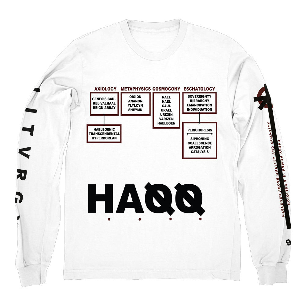 Liturgy Merch Haqq White Long Sleeve Shirt Liturgy Shirt Father's Day Gifts For Husband Liturgy Merch Haqq White Long Sleeve Shirt Liturgy Shirt Father's Day Gifts For Husband