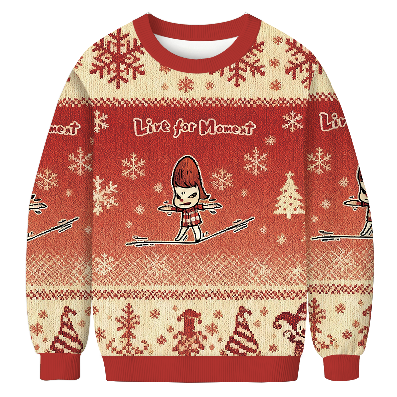 Live for Moment Christmas Ugly Sweatshirt Christmas Cozy Winter Wear Gift Ideas Live for Moment Christmas Ugly Sweatshirt Christmas Cozy Winter Wear Gift Ideas