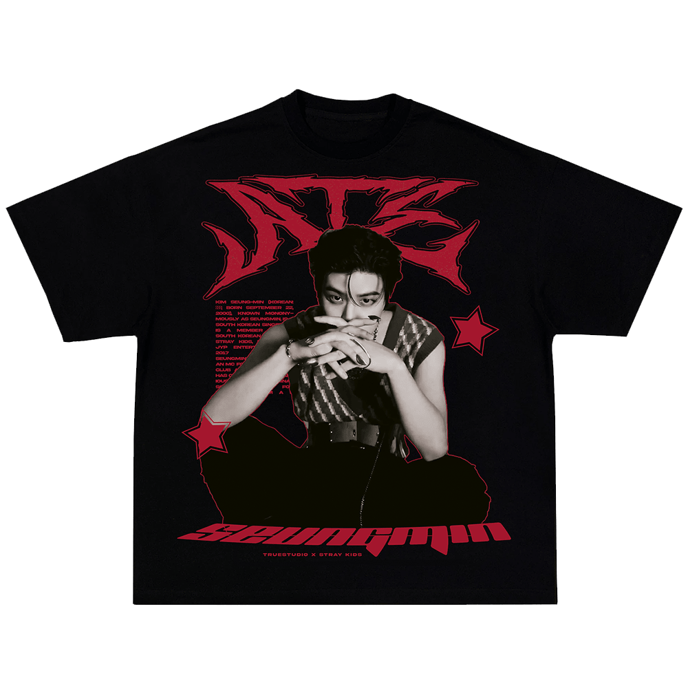 Live Nation Stray Kids Merch Kim Seungmin T-Shirt Stray Kids Tour Merch Mother's Day Gifts Live Nation Stray Kids Merch Kim Seungmin T-Shirt Stray Kids Tour Merch Mother's Day Gifts