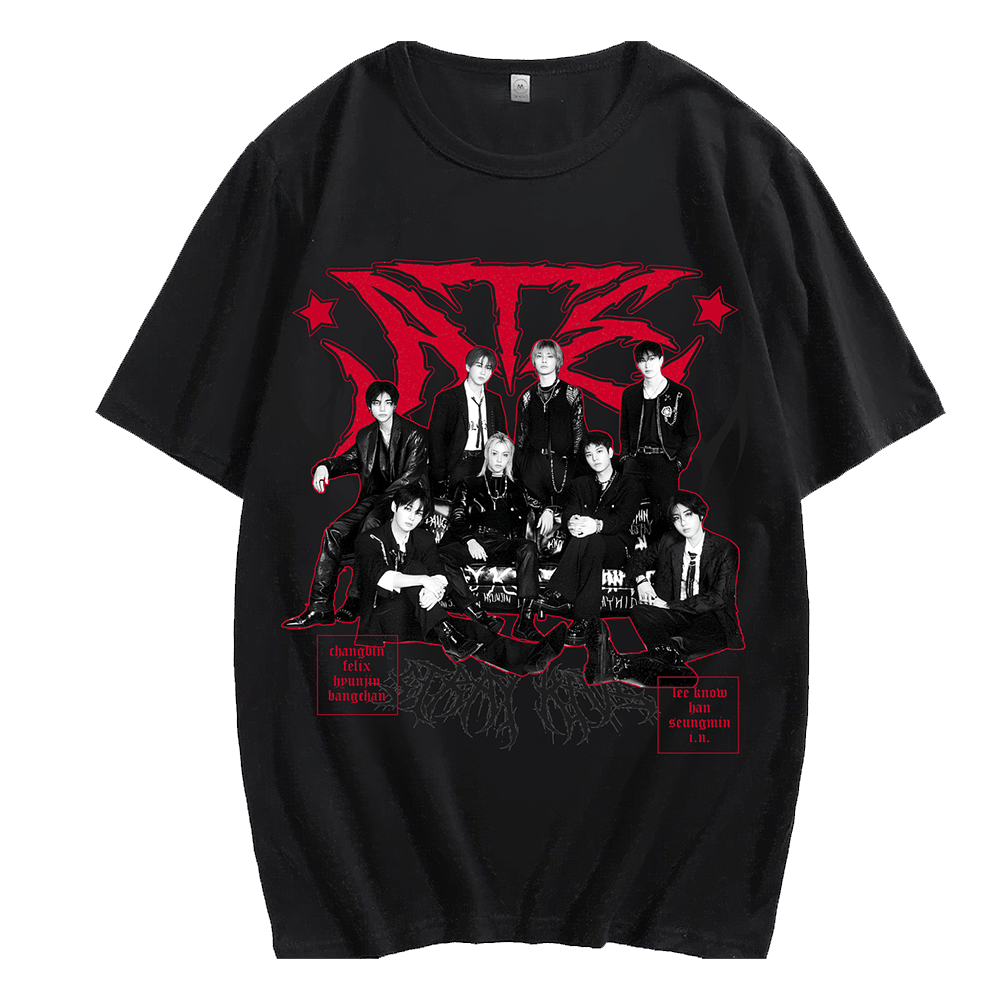 Live Nation Stray Kids Merch Stray Kids 8 DominATE World Tour T-Shirt Online Mother Day Gifts