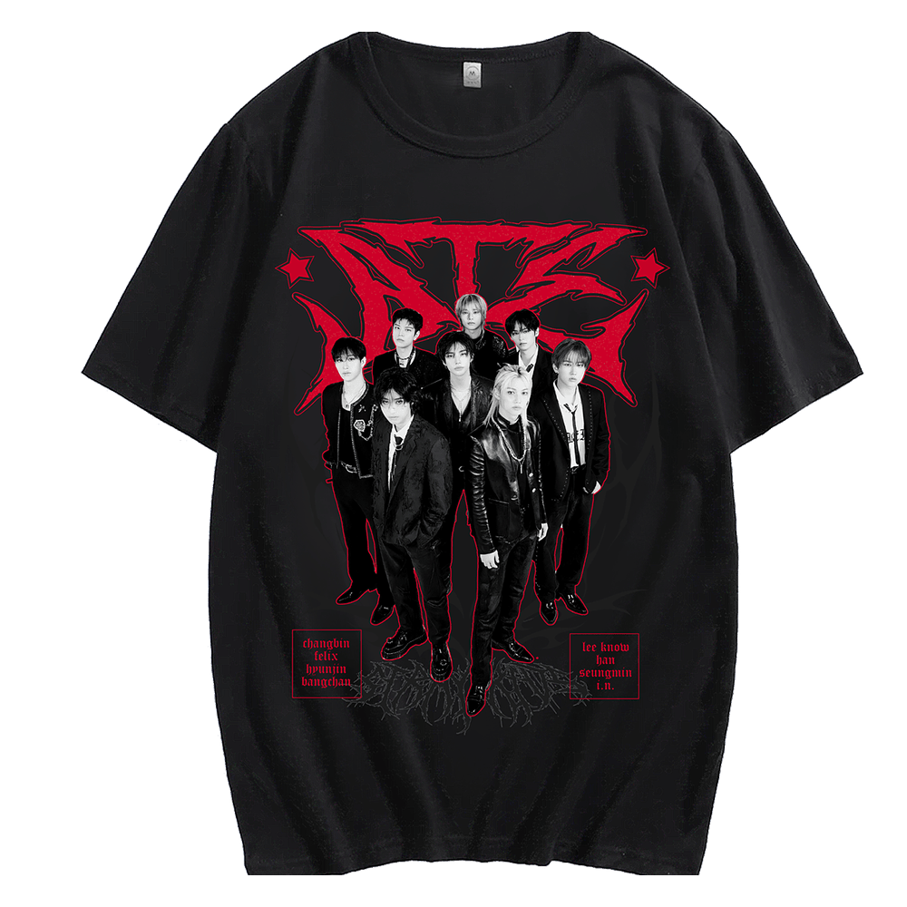 Live Nation Stray Kids Merch Stray Kids 8 DominATE World Tour T-Shirt Stray Kids Tour Merch