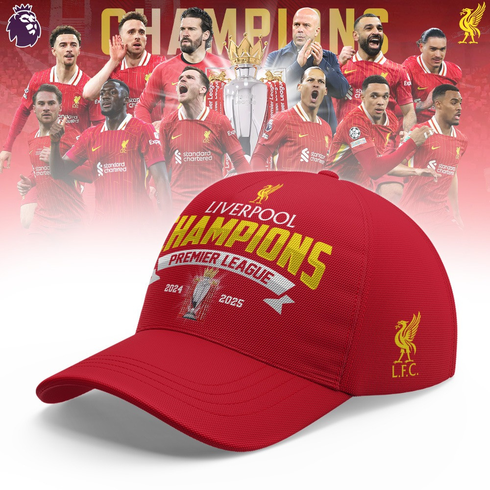Liverpool Champions Premier League Hat 2024 2025 Liverpool FC Fan Merch Gifts