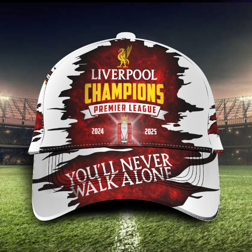 Liverpool Champions Premier League Hat You Will Never Walk Alone Liverpool FC Fan Gifts