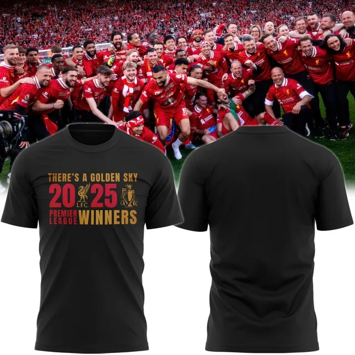 Liverpool Champions Premier League T-Shirt 2025 Gift For Fan