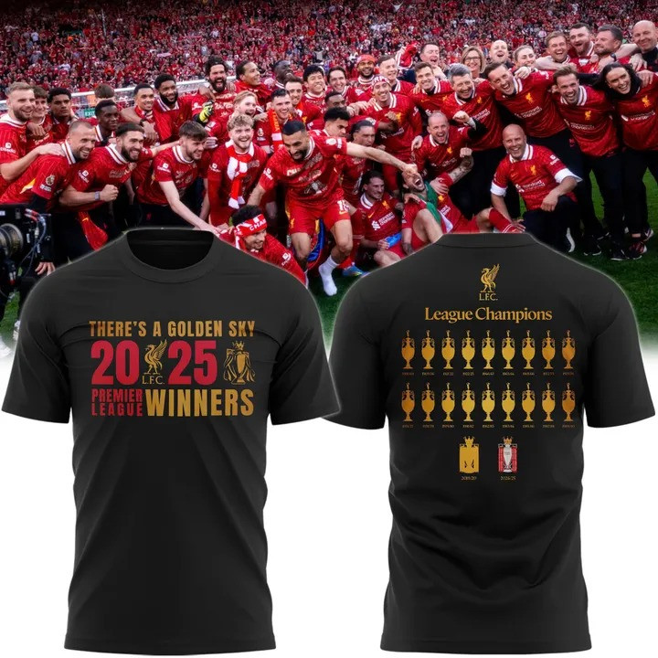 Liverpool Champions Premier League T-Shirt 2025 Gift For Liverpool Fans