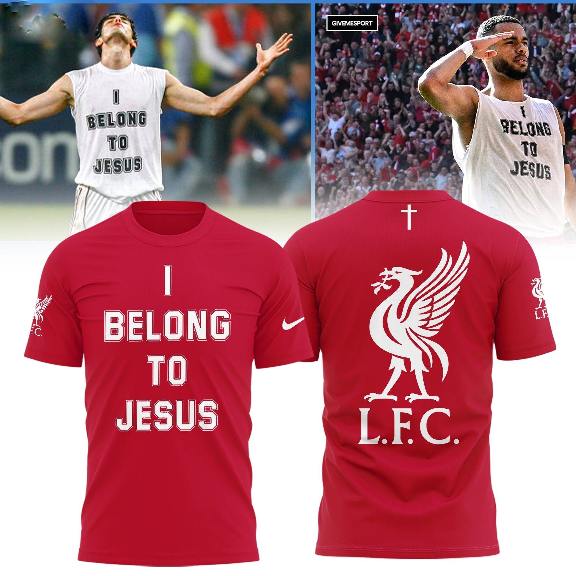 Liverpool FC I Belong To Jesus Red T-Shirt Unique Gifts For Soccer Fans Lovers