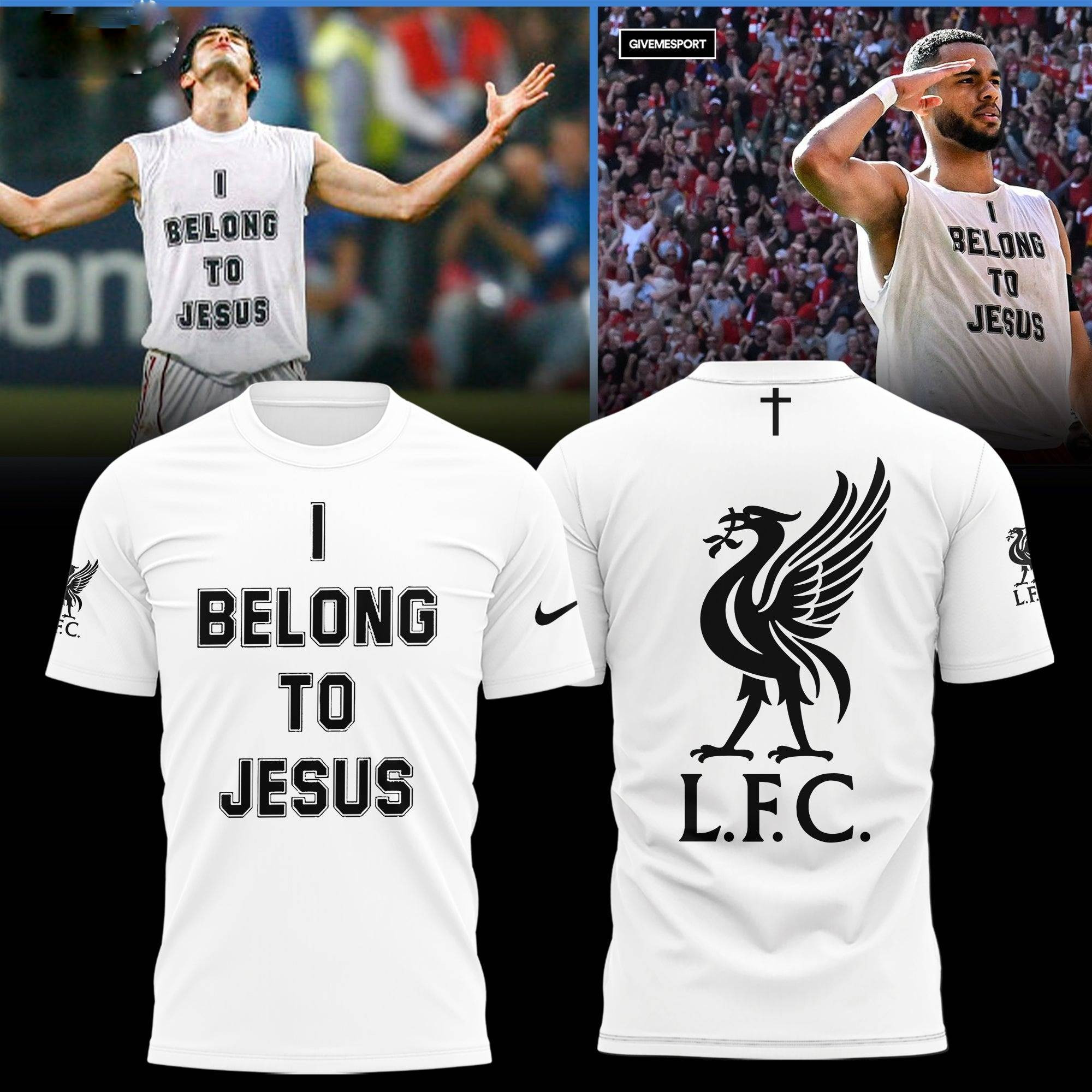 Liverpool FC I Belong To Jesus White T-Shirt Unique Gifts For Soccer Fans Lovers