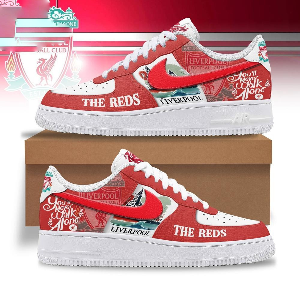 Liverpool FC YNWA Limited Edition AF 1 Shoes Soccer Enthusiast Gifts