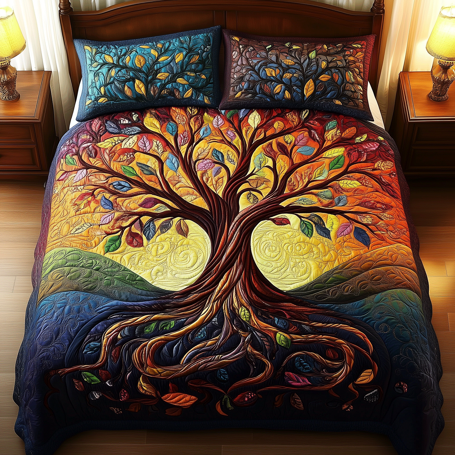 Living Essence Coverlet Quilted Bedding Set Luxury Comforter Gift Set for Him or Her