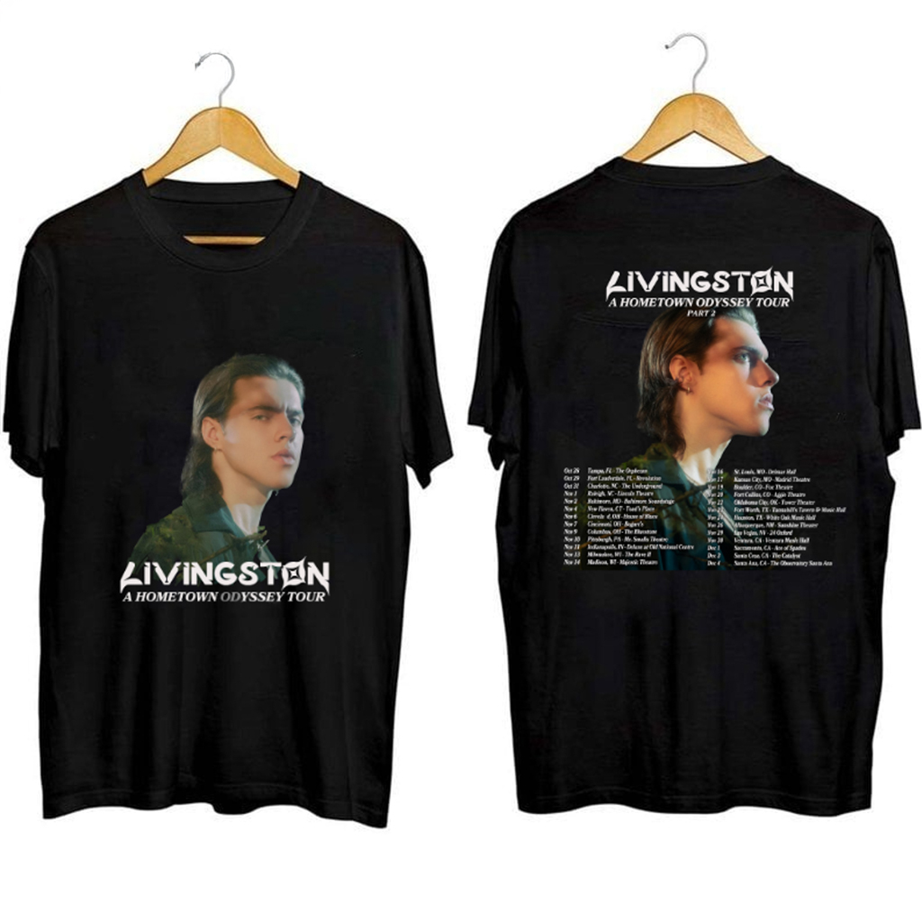 Livingston A Hometown Odyssey Tour Shirt Livingston Merch Birthday Gifts For Fans