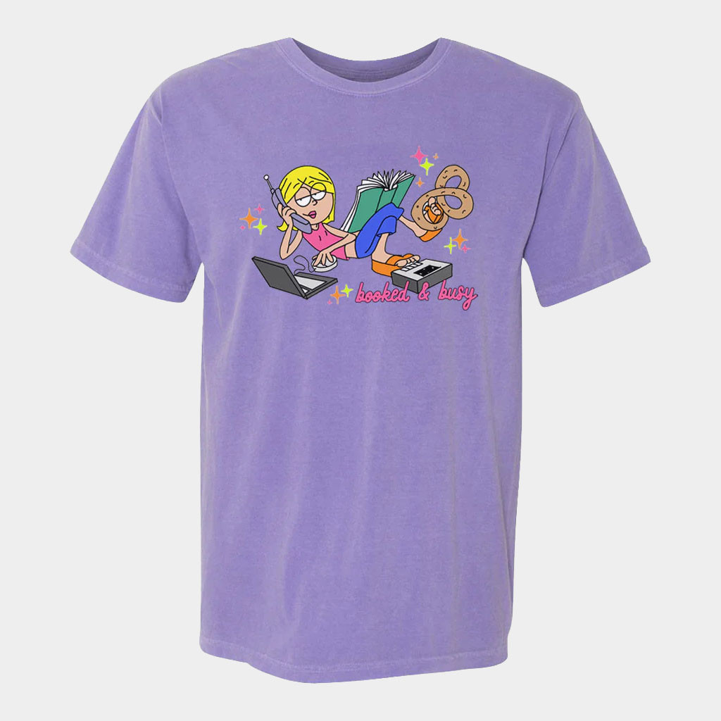 Lizzie Mcguire Merch 2026 Booked And Busy T-Shirt Gifts Ideas For Mom Lizzie Mcguire Merch 2026 Booked And Busy T-Shirt Gifts Ideas For Mom