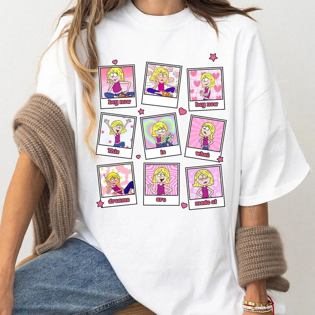 Lizzie Mcguire Merch 2026 Lizzie Mcguire Polaroid T-Shirt White Gifts For Sisters