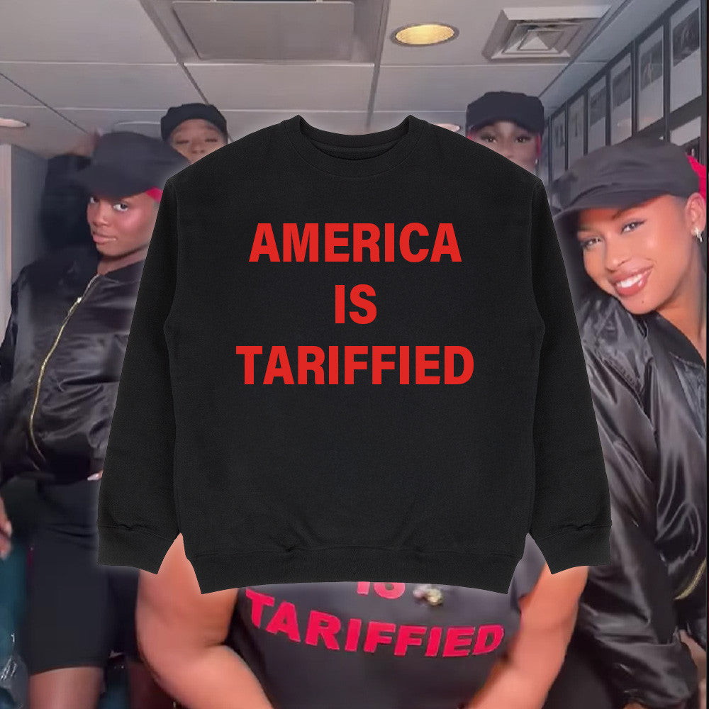 Lizzo America Is Tariffied Sweatshirt Lizzo Tariffied Sweatshirt Mothers Day Father's Day Gift for Him Lizzo America Is Tariffied Sweatshirt Lizzo Tariffied Sweatshirt Mothers Day Father's Day Gift for Him
