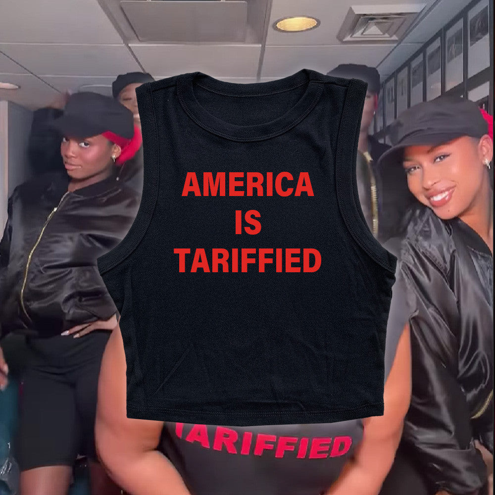 Lizzo America Is Tariffied Tank Top Lizzo Tariffied Merch Mother's Day Gifts For Daughter Lizzo America Is Tariffied Tank Top Lizzo Tariffied Merch Mother's Day Gifts For Daughter