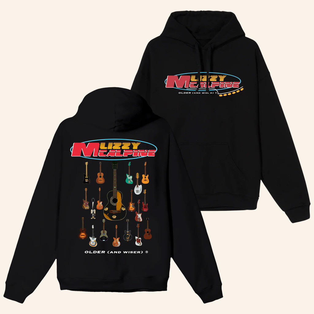 Lizzy McAlpine Merch Older And Wiser Guitar Hoodie Best Gifts For Music Lovers
