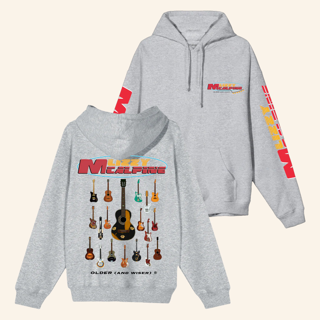 Lizzy McAlpine Merch Older And Wiser Guitar Hoodie Christmas Gifts For Her