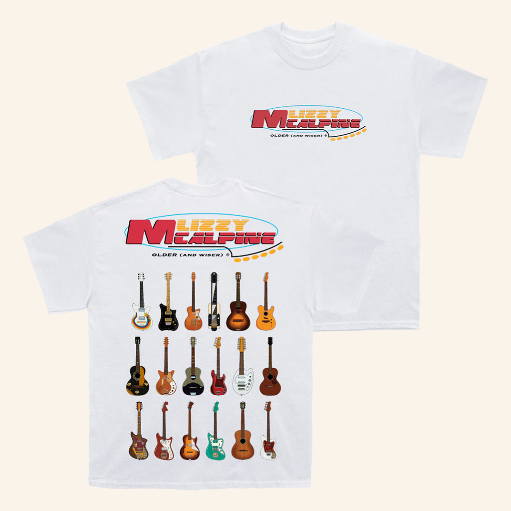 Lizzy McAlpine Merch Older And Wiser Guitar T-Shirt Xmas Gifts For Girlfriend