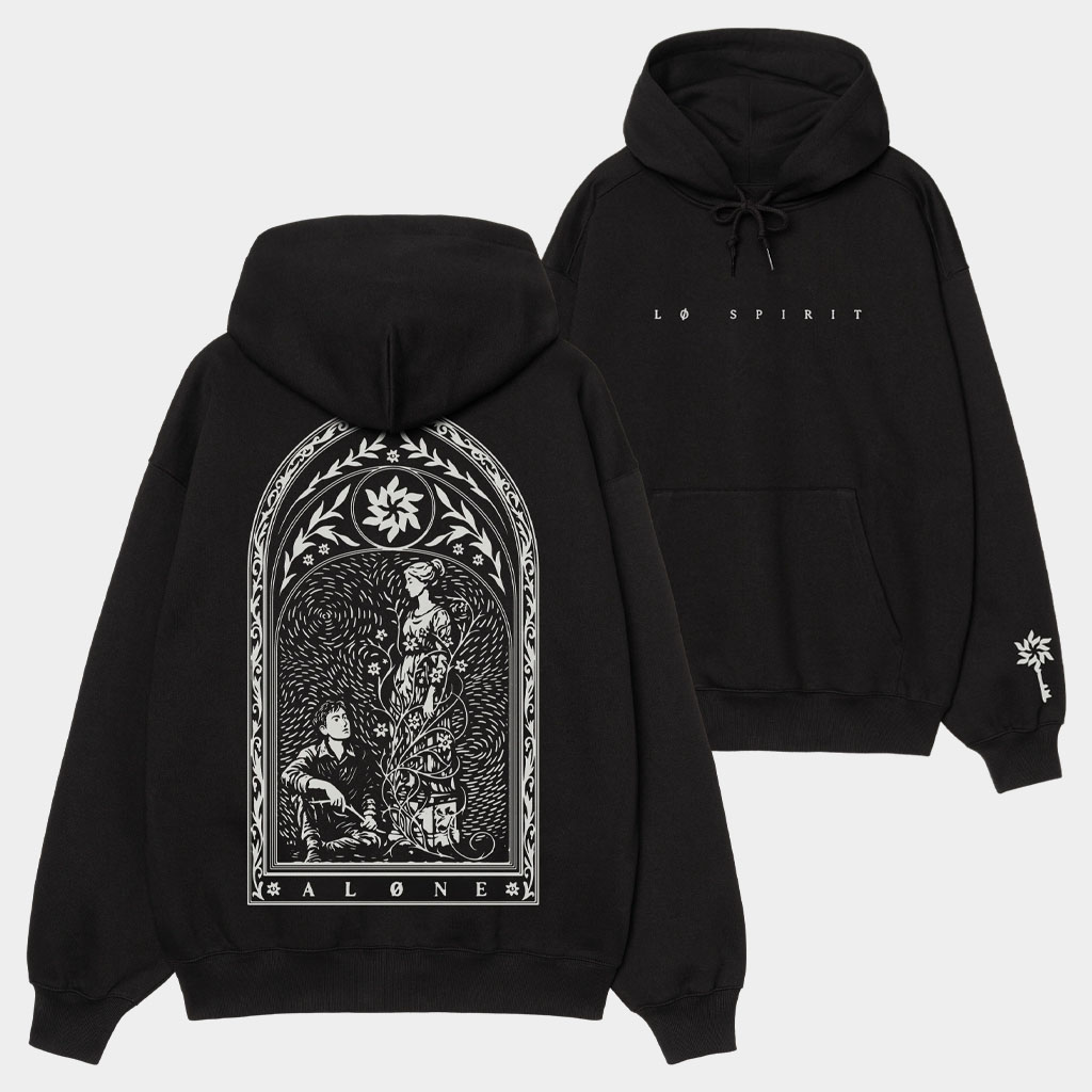 Lo Spirit Merch Alone Hoodie Lo Spirit Hoodie Gifts For Music Enthusiasts-1